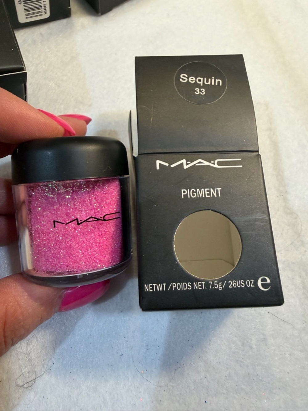 MAC Cosmetics Sequin 33 Pink Loose Eye Pigment New